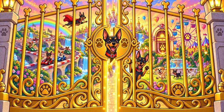 Looking through the gates into Rocko&rsquo;s World
